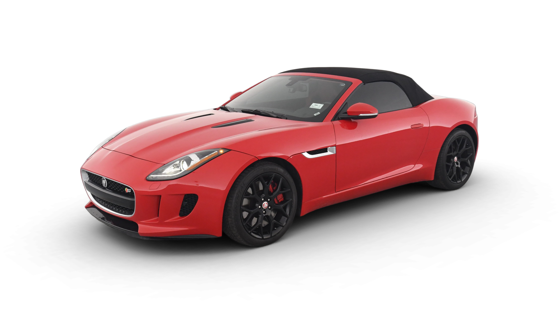 jaguar f type red convertible