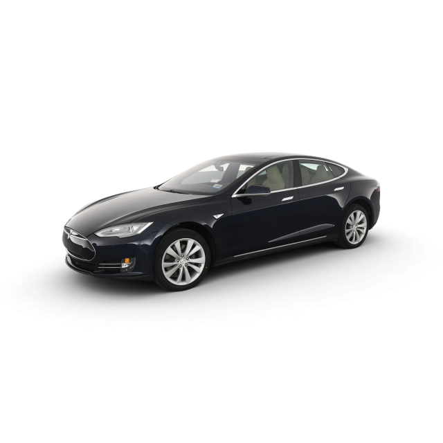 2015 Tesla Model S 85 in Blue — Carvana stock image