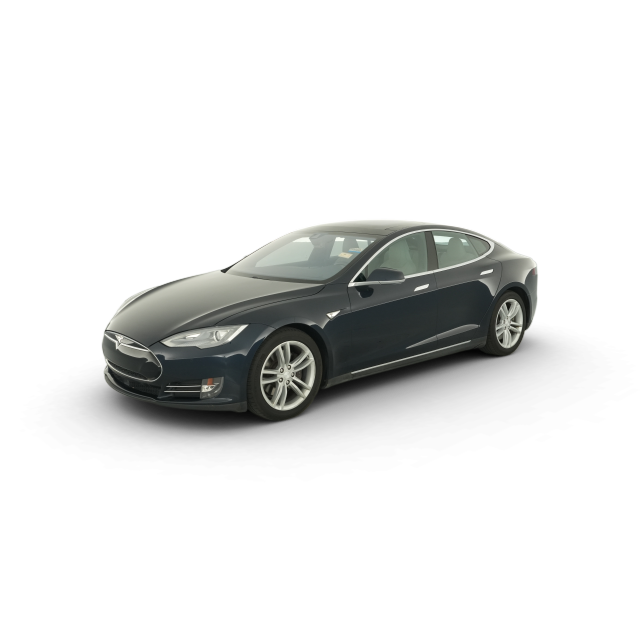 2015 Tesla Model S 85D in Deep Blue Metallic — Carvana stock image