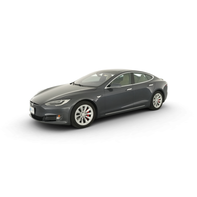 2016 Tesla Model S P90DL in Pearl White Multi-coat — Carvana stock image