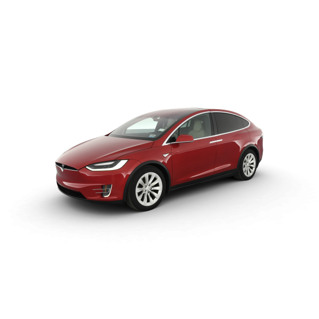 2016 Tesla Model X 90D in Red — Carvana stock image