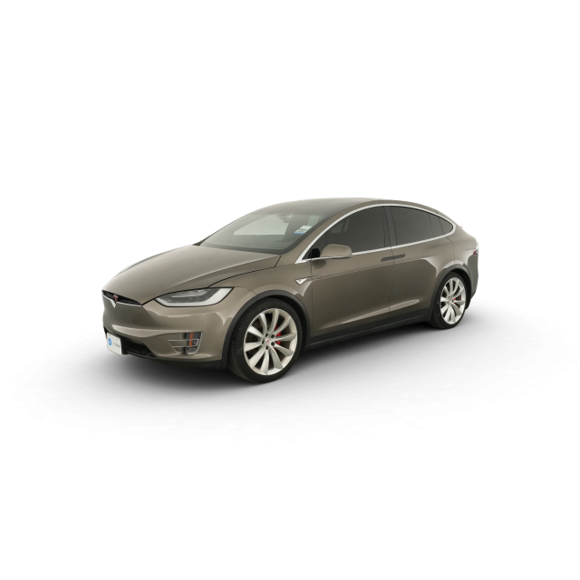 2016 Tesla Model X P90D in Obsidian Black Metallic — Carvana stock image