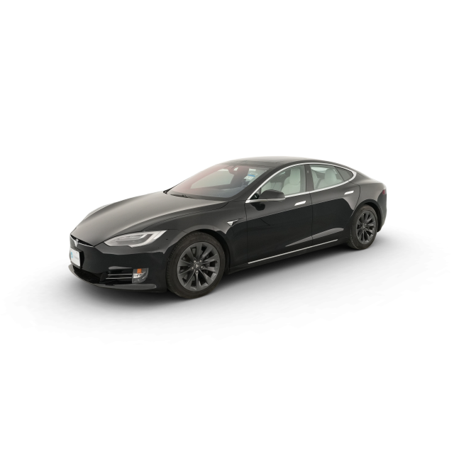 2017 Tesla Model S 75D in Pearl White Multi-coat — Carvana stock image