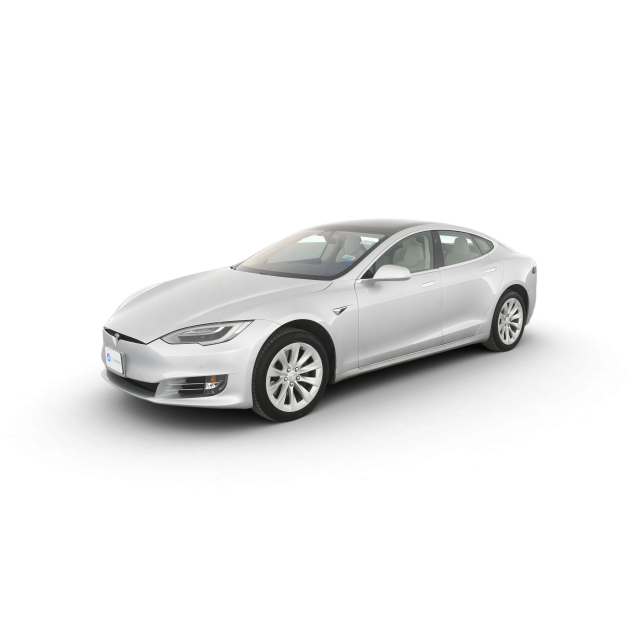 2017 Tesla Model S 75 in Silver Metallic — Carvana stock image