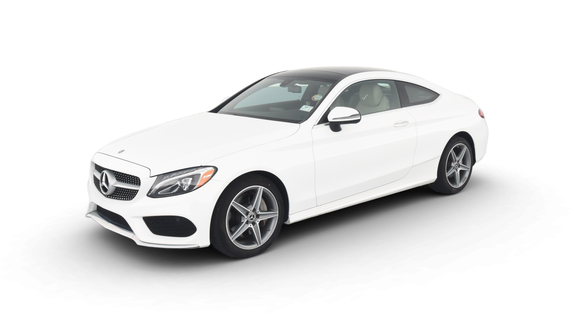 Used Mercedes-Benz C220d AMG Line Premium Coupe Polar White +