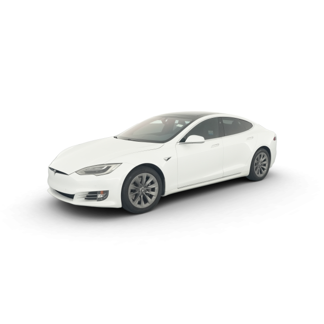 2018 Tesla Model S 100D Long Range in White — Carvana stock image