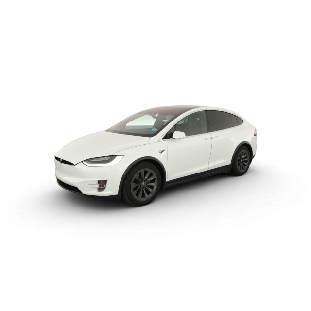 2018 Tesla Model X 100D Long Range in Pearl White Multi-coat — Carvana stock image
