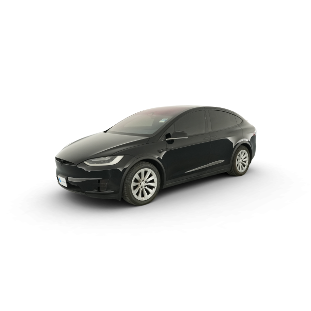 2018 Tesla Model X 75D in Obsidian Black Metallic — Carvana stock image