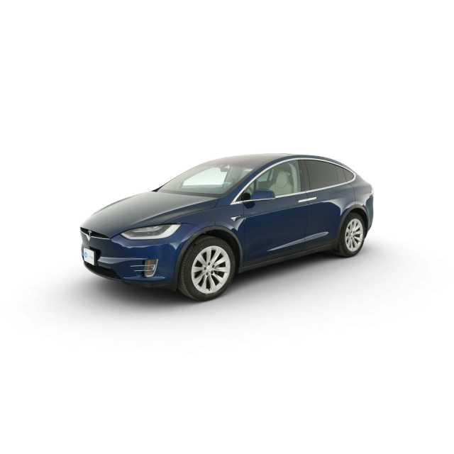 2019 Tesla Model X 75D in Blue — Carvana stock image