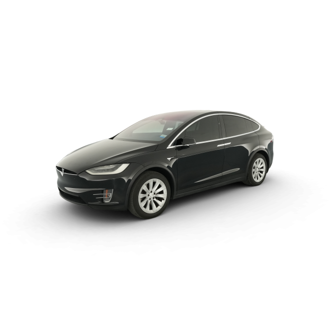 2019 Tesla Model X 100D Long Range in Black — Carvana stock image
