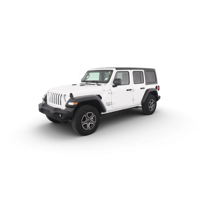 Used Blue \u0026 White Jeep Wrangler 