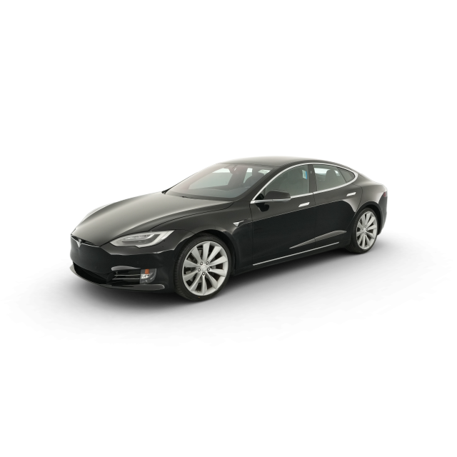 2020 Tesla Model S Long Range Plus in Midnight Silver Metallic — Carvana stock image