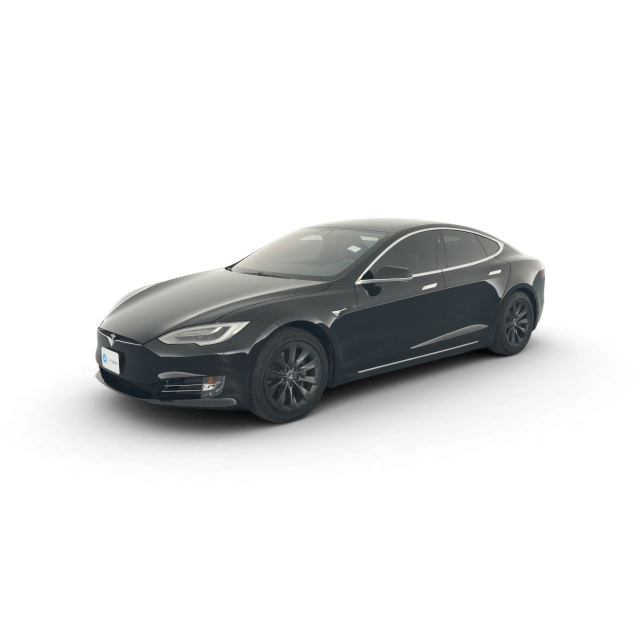 2021 Tesla Model S Long Range Plus in Deep Blue Metallic — Carvana stock image