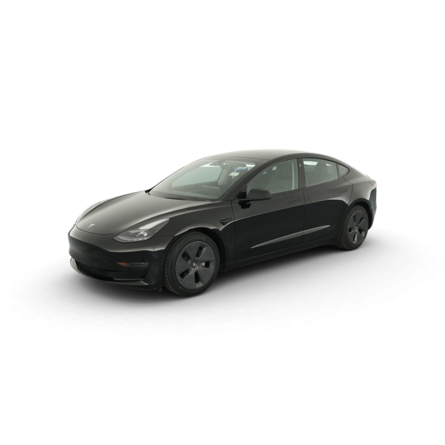 2022 Tesla Model 3 Rear-Wheel Drive in Pearl White — Carvana stock image