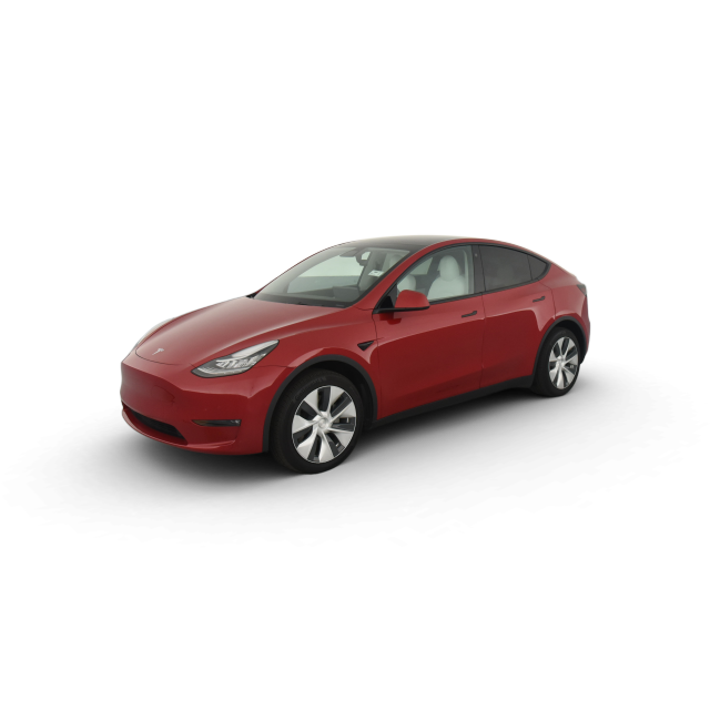 Used Tesla Model Y in red for Sale Online