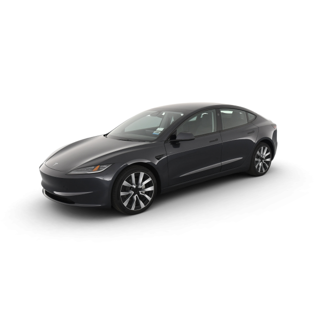 2024 Tesla Model 3 Long Range Rear-Wheel Drive in Stealth Grey — Carvana stock image