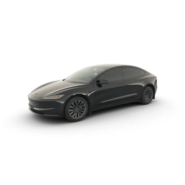 2025 Tesla Model 3 Long Range Rear-Wheel Drive in Black — Carvana stock image